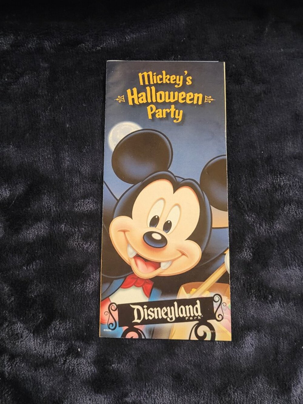 2013 Disneyland Park Mickey’s Halloween Party Price Guide Pamphlet Pre-Oogie Boo